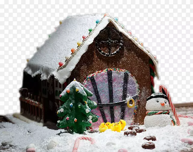 雪屋圣诞装饰-圣诞冰屋