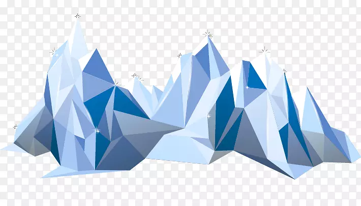 冰山多边形-冰山