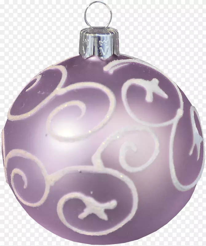 紫丁香圣诞饰品-紫丁香图案吊坠