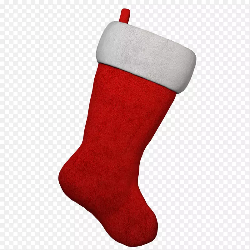 圣诞袜礼品袜子-圣诞袜PNG免费下载