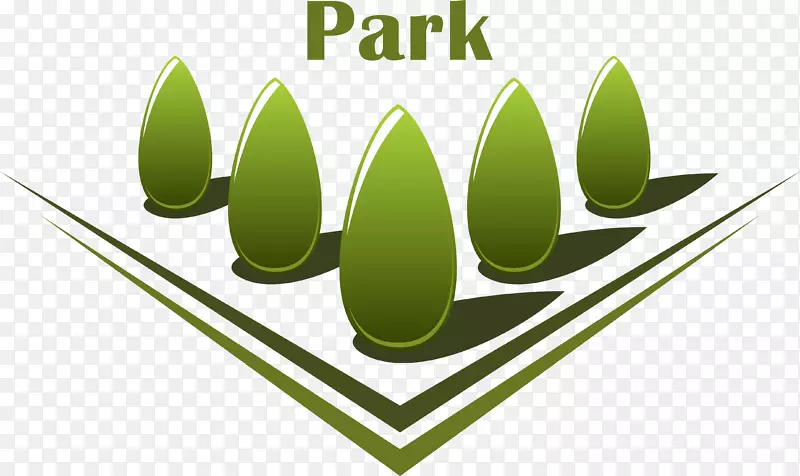 公园花园图标-公园