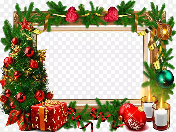 圣诞贺卡画框-圣诞镜框免费下载