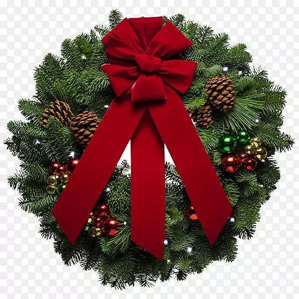 圣诞花环圣诞树圣诞佳节-PNG圣诞花圈免费下载