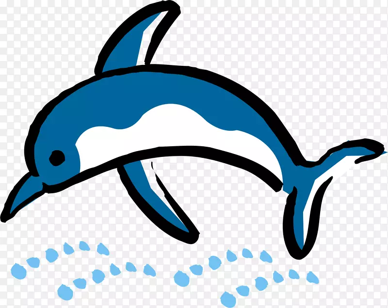 剪贴画-海豚PNG材料