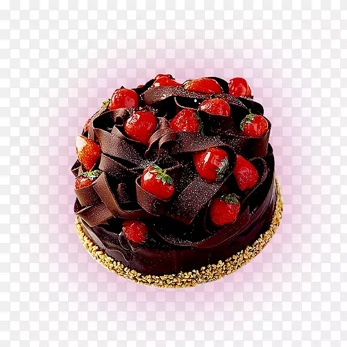 巧克力蛋糕生日蛋糕草莓奶油蛋糕草莓巧克力蛋糕