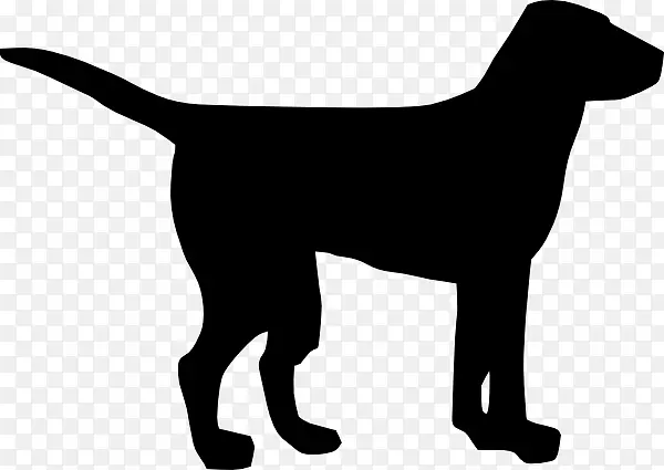 拉布拉多猎犬黑狗夹艺术-黑色小狗剪刀