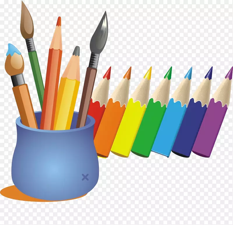 彩色铅笔-卡通彩色笔