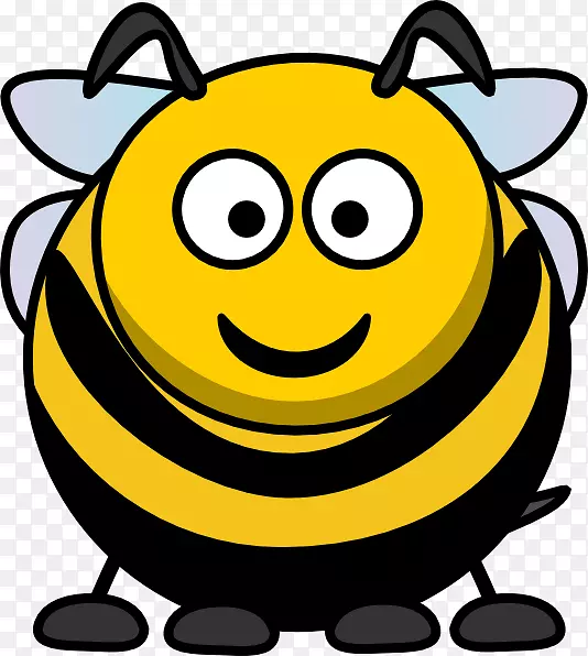 蜜蜂剪贴画.蜜蜂的卡通画