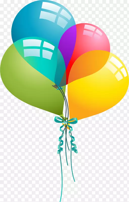 生日蛋糕祝姐姐快乐-生日气球
