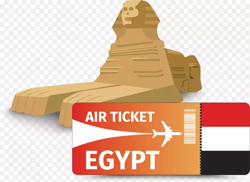 大狮身人面像的吉萨机票图标-埃及