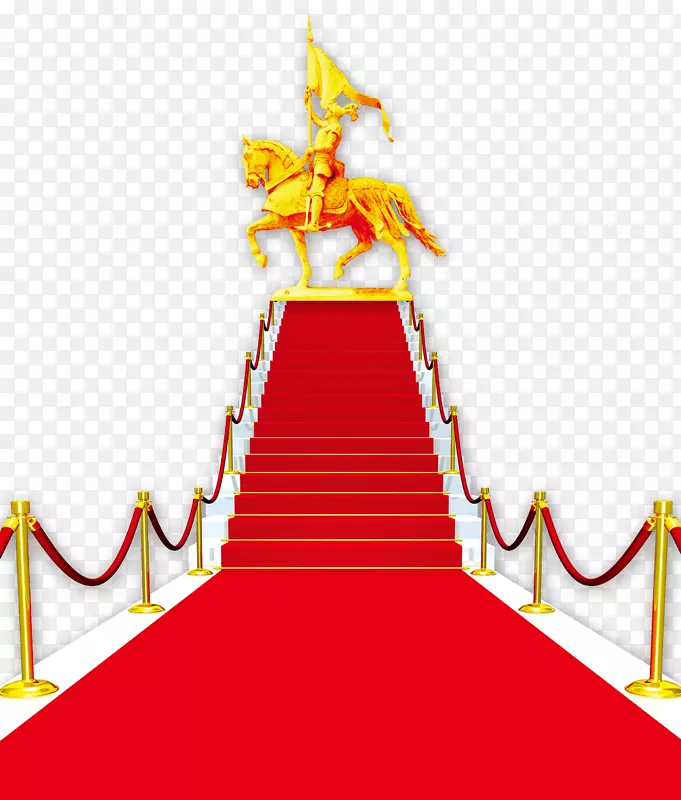餐桌地毯楼梯-英雄阶梯红地毯