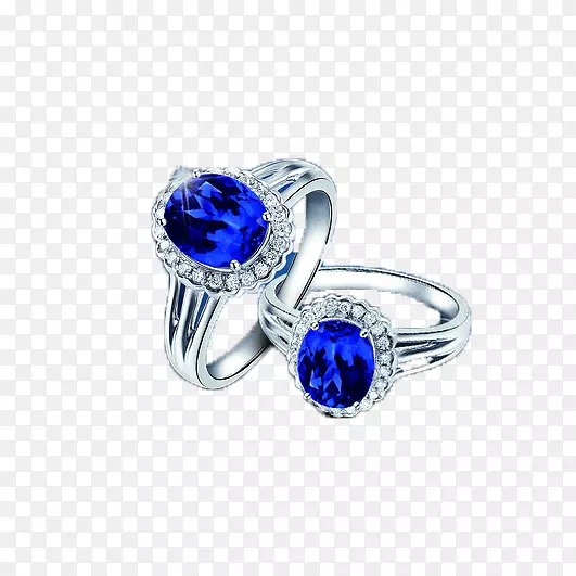 蓝宝石戒指珠宝钻石蓝宝石珠宝