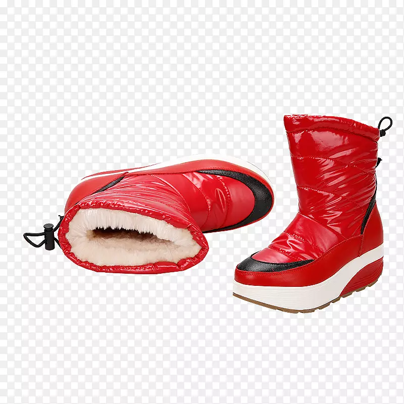 雪靴鞋-红雪靴