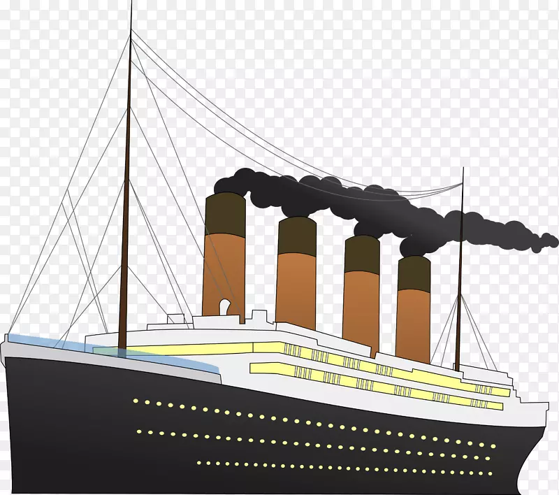 rms泰坦尼克号剪贴画的沉没.备受赞赏的悬崖峭壁