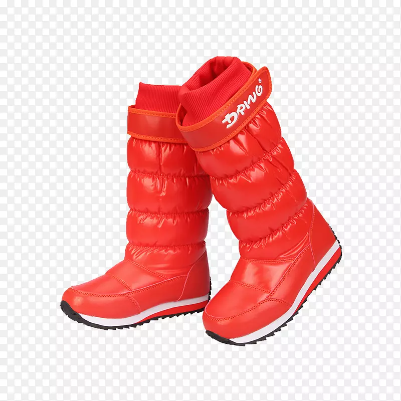鞋雪靴冬季红雪靴