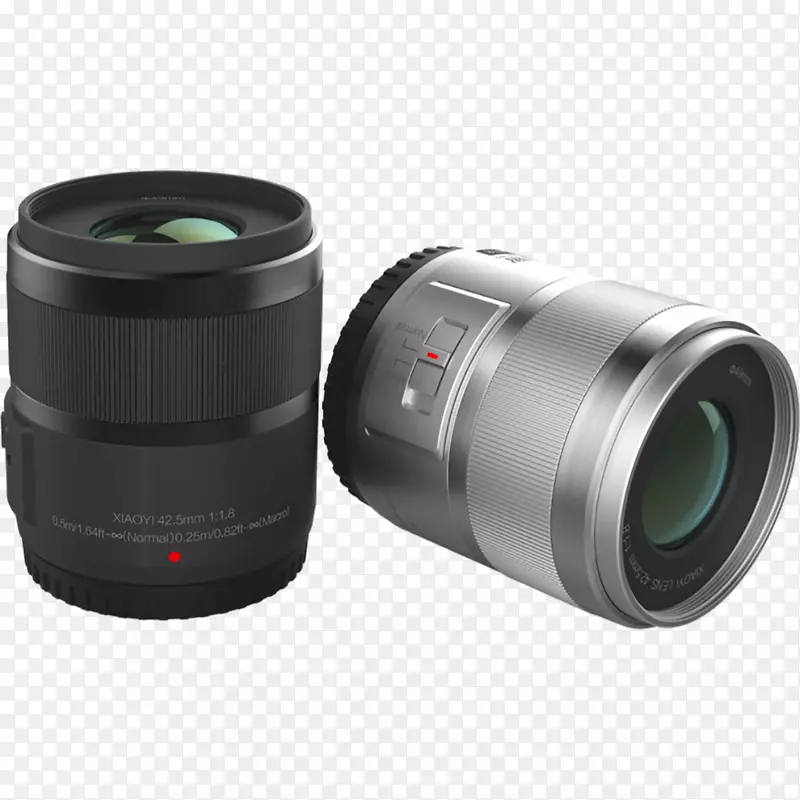 无镜可换镜头相机镜头微型三分之二的系统镜头，取相机、设备、相机镜头。