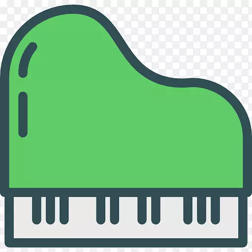 钢琴音乐键盘图标-钢琴