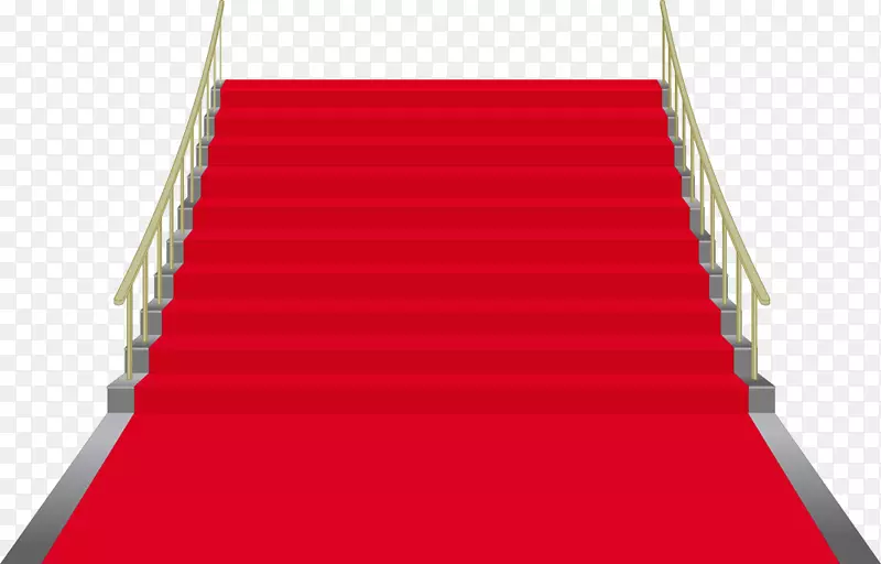 楼梯地毯剪贴画.铺满红地毯图片的楼梯