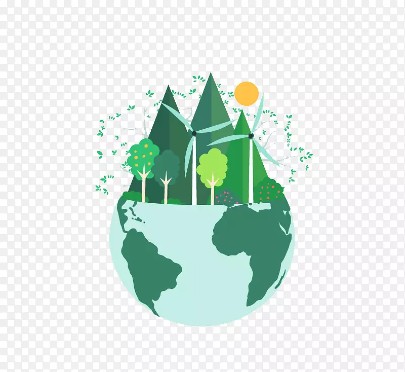 地球可持续环境生态-绿色地球能源