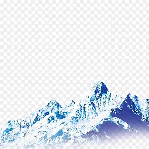 蓝色冰山-冰山