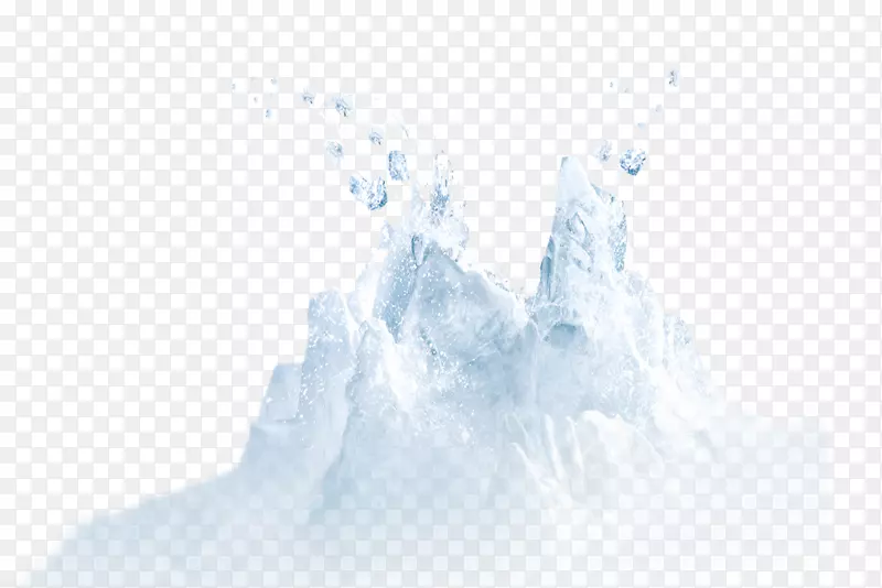 南极冰山北极熊-冰山