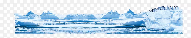 冰山企鹅冰川-冰山