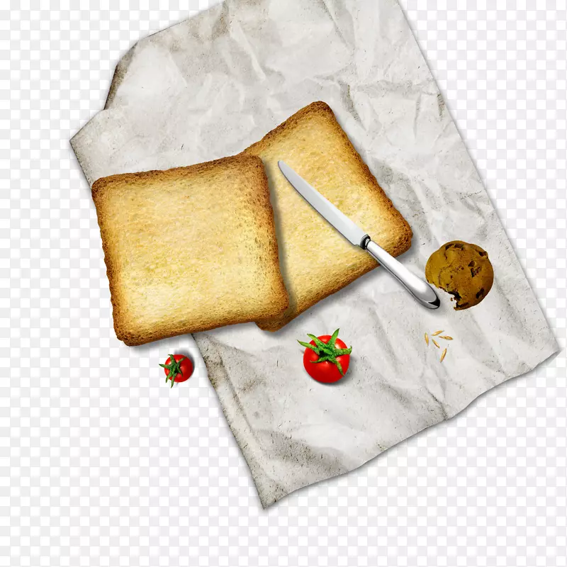 烤早餐面包-烤面包图片