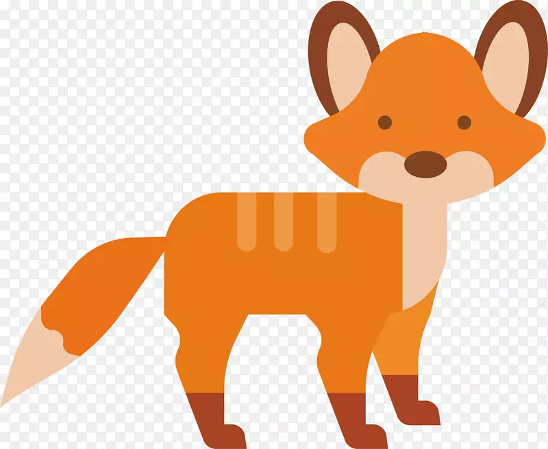 红狐夹艺术-秋天可爱的小狐狸