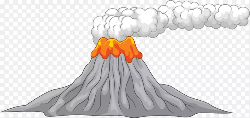珠峰9e卡通火山绘制-活火山卡通材料