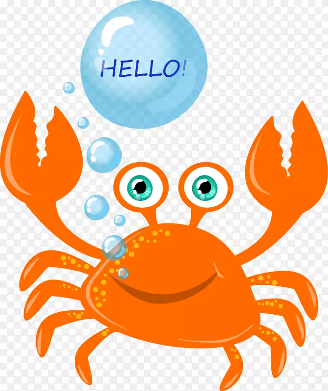 螃蟹插图-蟹