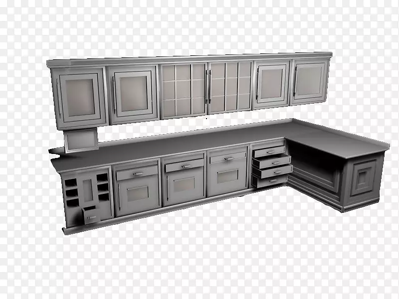 厨房餐桌墙-开放式厨房设备
