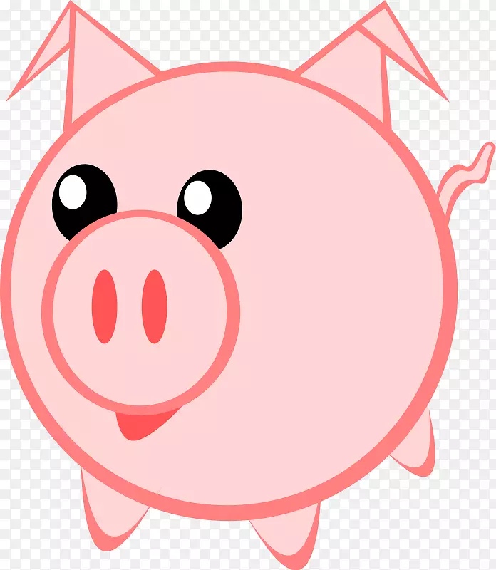 家猪可爱剪贴画-猪剪贴画
