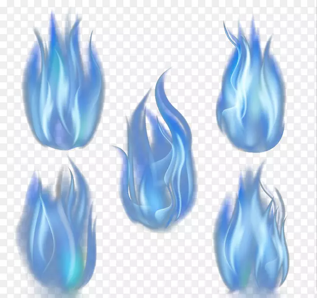 蓝色火花飞壁纸-火焰
