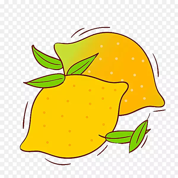 水果插图-新鲜柠檬