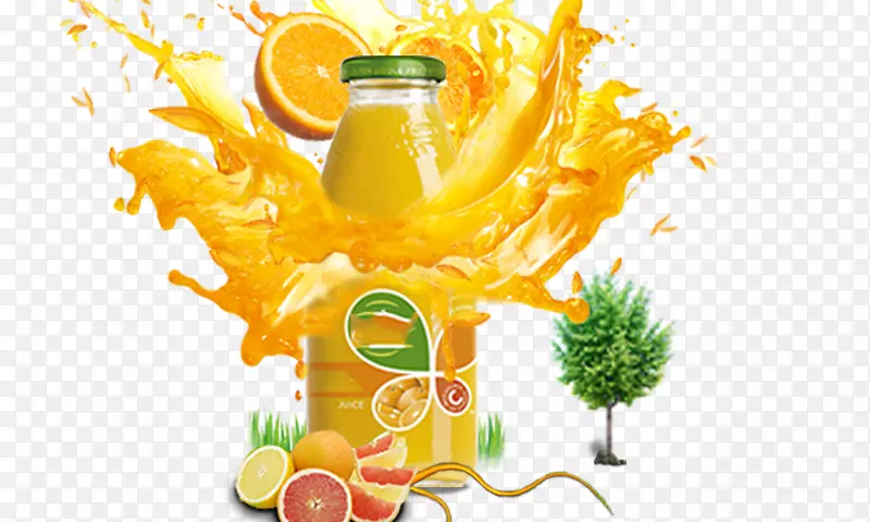 橙汁早餐饮料-溅橙汁