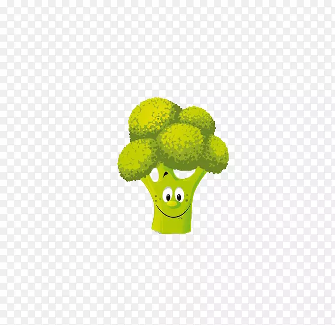 蔬菜动画剪贴画-花椰菜