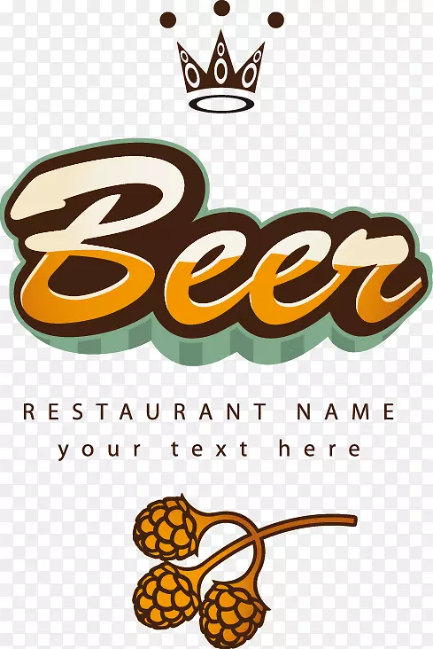 啤酒玻璃杯啤酒头-漂亮的啤酒标签