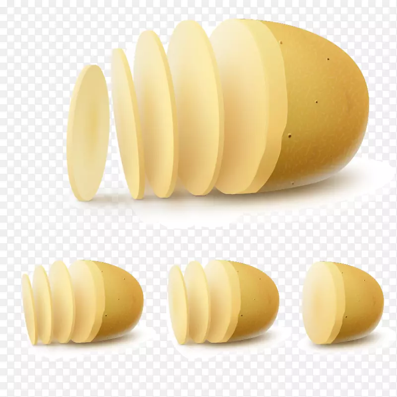 马铃薯芯片食品手绘土豆