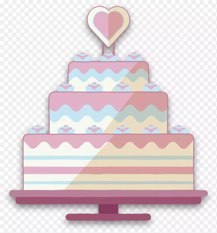 结婚蛋糕生日蛋糕-粉红色结婚蛋糕