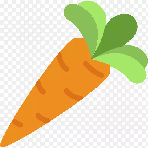 胡萝卜素食美食图标设计图标-胡萝卜