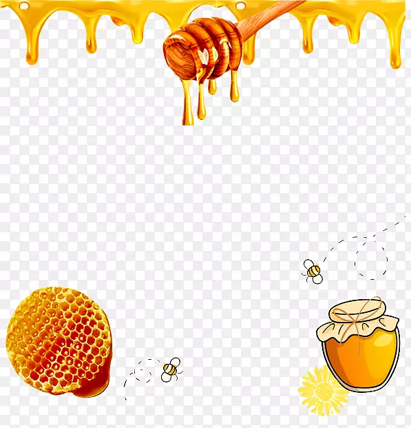 蜜蜂蜂巢-蜂蜜蜂巢