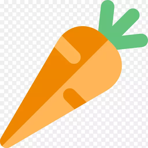 胡萝卜可伸缩图形图标-胡萝卜
