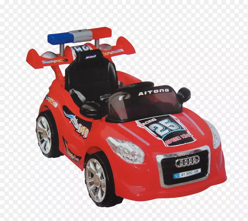 模型车玩具警车-红色警车
