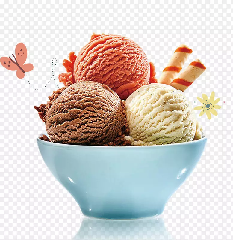 巧克力冰淇淋奶昔冰淇淋锥-冰淇淋免费下载