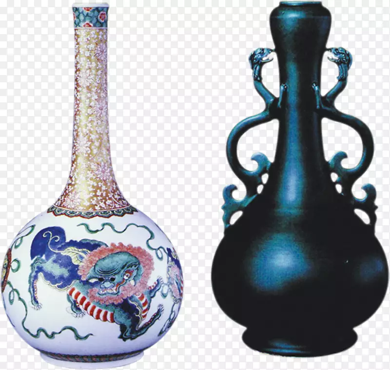 瓷花瓶瓷青花陶器复古花瓶