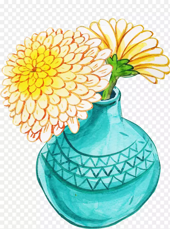 花瓶-雏菊花瓶