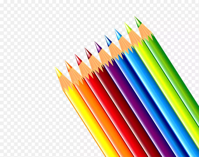 纸彩色铅笔夹艺术.彩色铅笔
