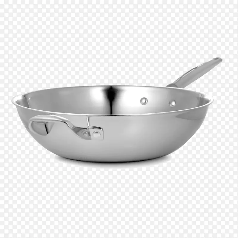 煎锅，不粘面团，锅，厨具和烘焙不锈钢-配不粘煎锅