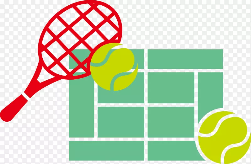 网球中心图标-打网球