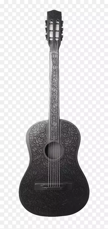 古典吉他乐器.黑色金属吉他